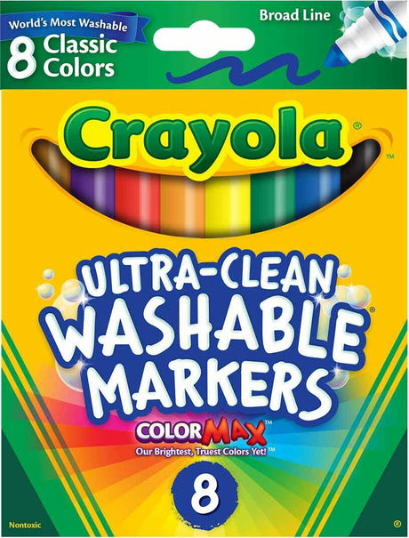 Ultra-Clean Washable Markers - Broad Line - 8 Count
