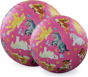 7" Playball - Ponies Pink
