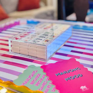 Mahjong Mat Brightside Laugh 33 x 33 Inch