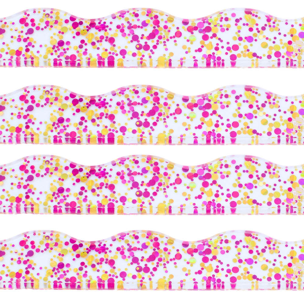 Mahjong Rack Pusher Add On-Magnetic Confetti Pink