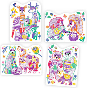 Forest Families Coloring