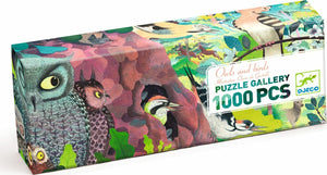 Owls and Birds 1000pc Gallery Jigsaw Puzzle + Poster
