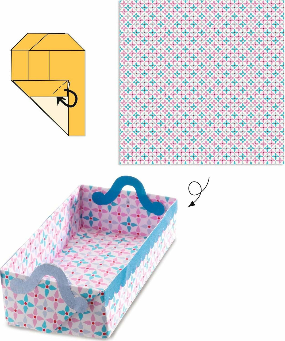 Small Boxes Origami Paper Craft Kit