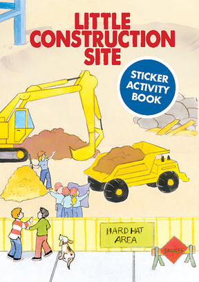 Little Construction Site Sticker Activity Book
