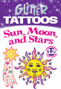 Glitter Tattoos Sun, Moon, Stars