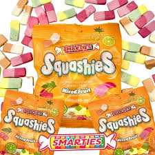 Smarties Squashies Mixed Fruit | Soft Foam Gummy Candy | I Got