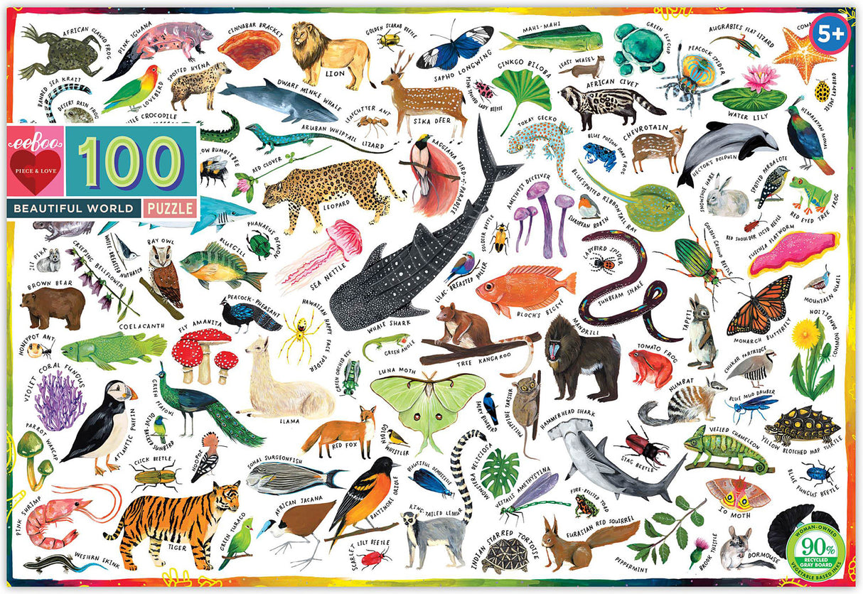 Beautiful World 100 Piece Puzzle