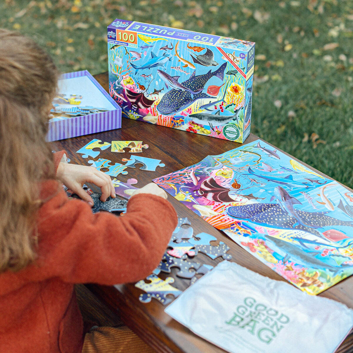 Love of Sharks (100 piece puzzles)