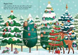 Little Sparkly Sticker Book Christmas