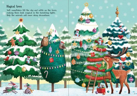 Little Sparkly Sticker Book Christmas