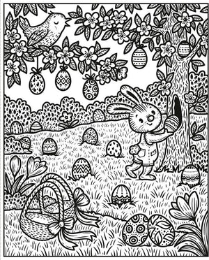 Easter, Magic Painting Book