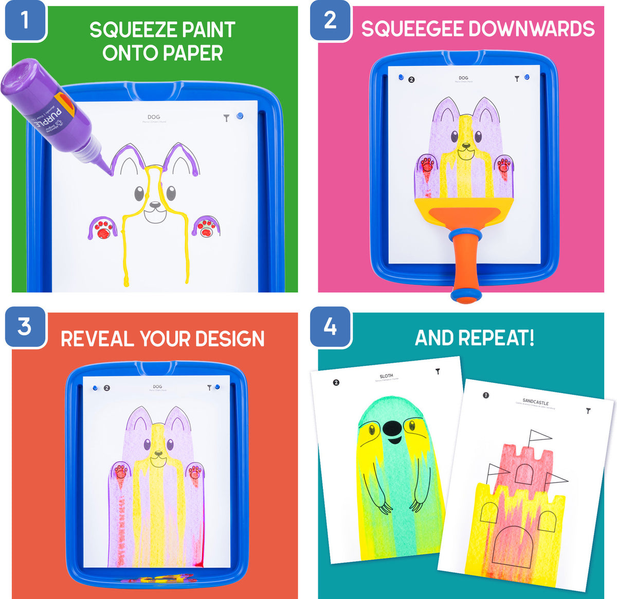 Squeegee Art Kit