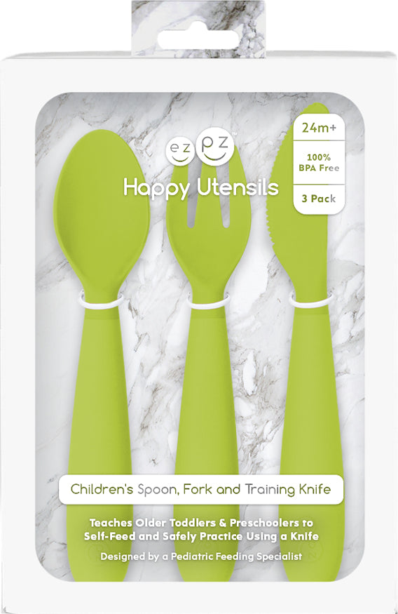 Happy Utensils (Lime)