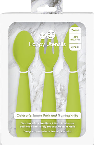 Happy Utensils (Lime)