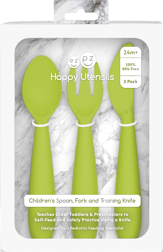 Happy Utensils (Lime)