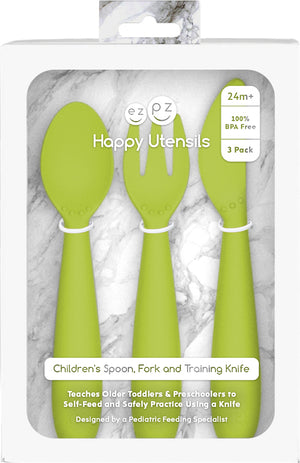 Happy Utensils (Lime)