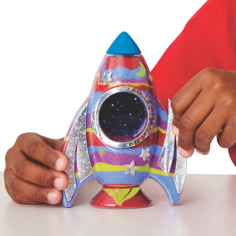 Glow In The Dark Sand Art Rocket Ship