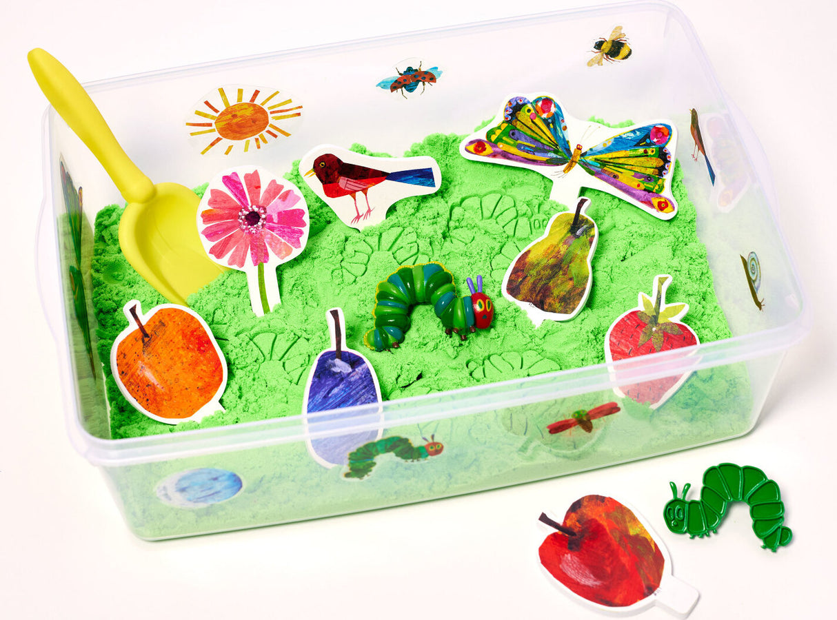 The Very Hungry Caterpillar Sensory Bin