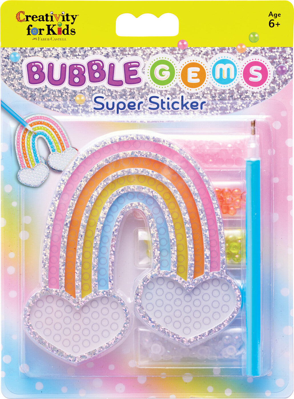Bubble Gems Super Sticker Rainbow