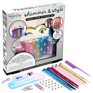 Shimmer Tinsel Hair Styling