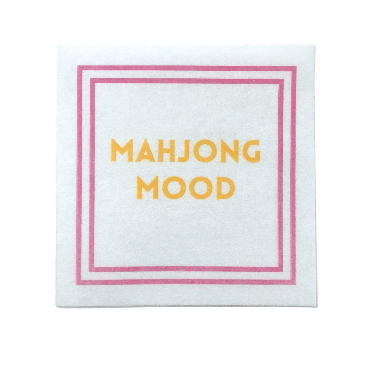 Mahjong Napkins | 5'' X 5'' Luxury, Linen-Feel, Eco-Friendly