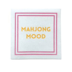 Mahjong Napkins | 5'' X 5'' Luxury, Linen-Feel, Eco-Friendly