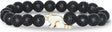 Fahlo Red Panda Tracking Bracelet - Lava Stone