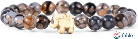 Fahlo Elephant Tracking Bracelet - Sky Stone