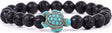 Fahlo Turtle Tracking Bracelet - Lava Stone