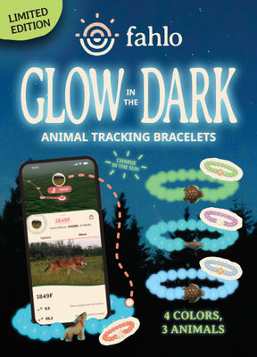 Fahlo Turtle Tracking Bracelet - GLOW IN THE DARK (Sunrise)