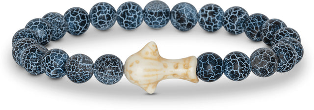Fahlo Whale Shark Tracking Bracelet - Deep Blue