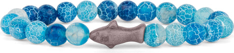 Fahlo Shark Tracking Bracelet - Aqua Blue
