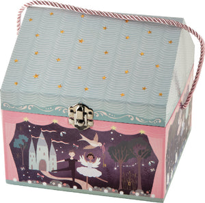 Enchanted Musical Tin Tea Set in House Case