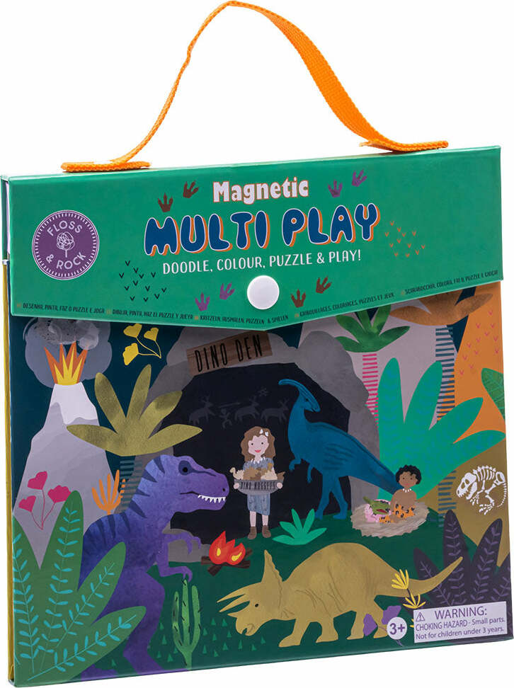 Dino Magnetic Multi Play - Gingerbread House Toys
