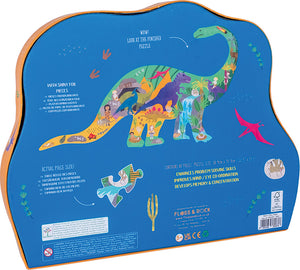 Dino 80pc "Diplodocus" Shaped Jigsaw with Shaped Box