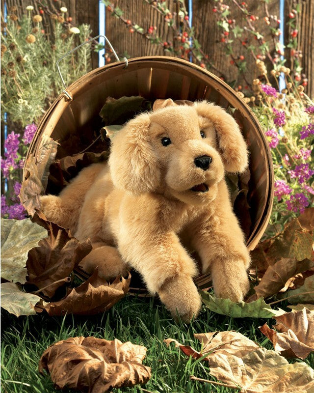 Golden Retriever Puppy Hand Puppet