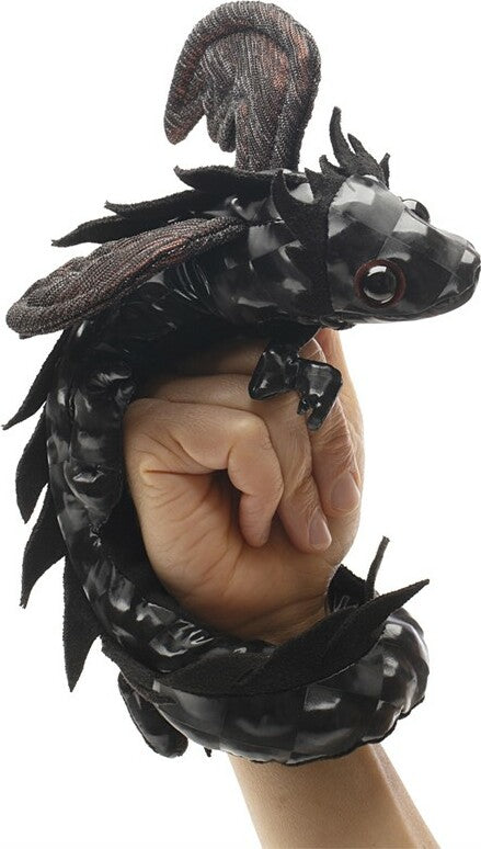 Dragon Wristlet, Midnight Wristlet Finger Puppet