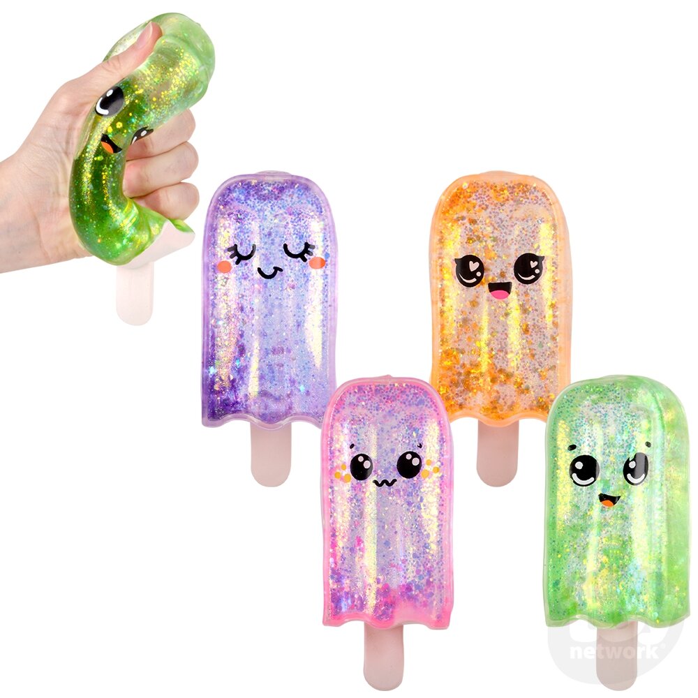 Sugar Squeezy Ice Pop Squishy Toy - Assorted Colors