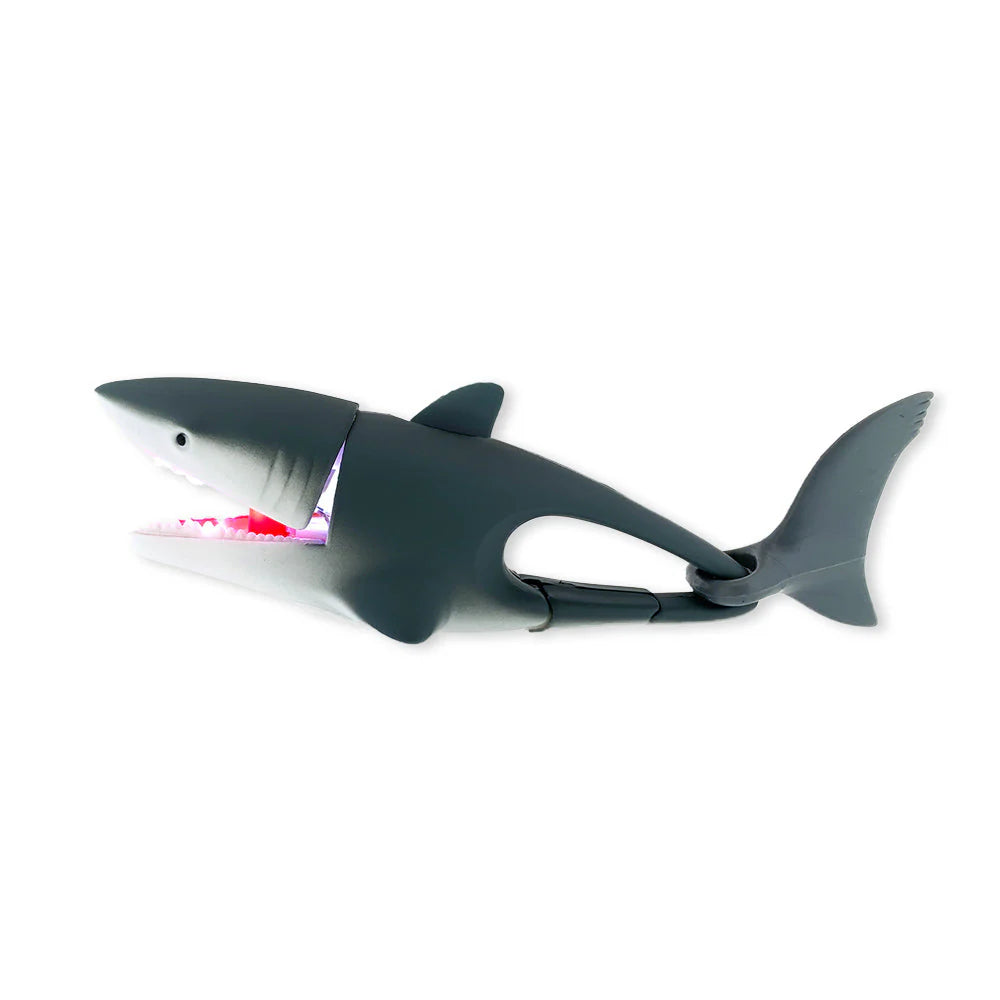 LifeLight Shark | LED Carabiner Flashlight for Kids - Gingerbread