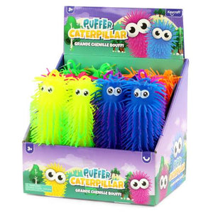 Large Puffer Caterpillar Sensory Fidget Toy - Assorted Colors