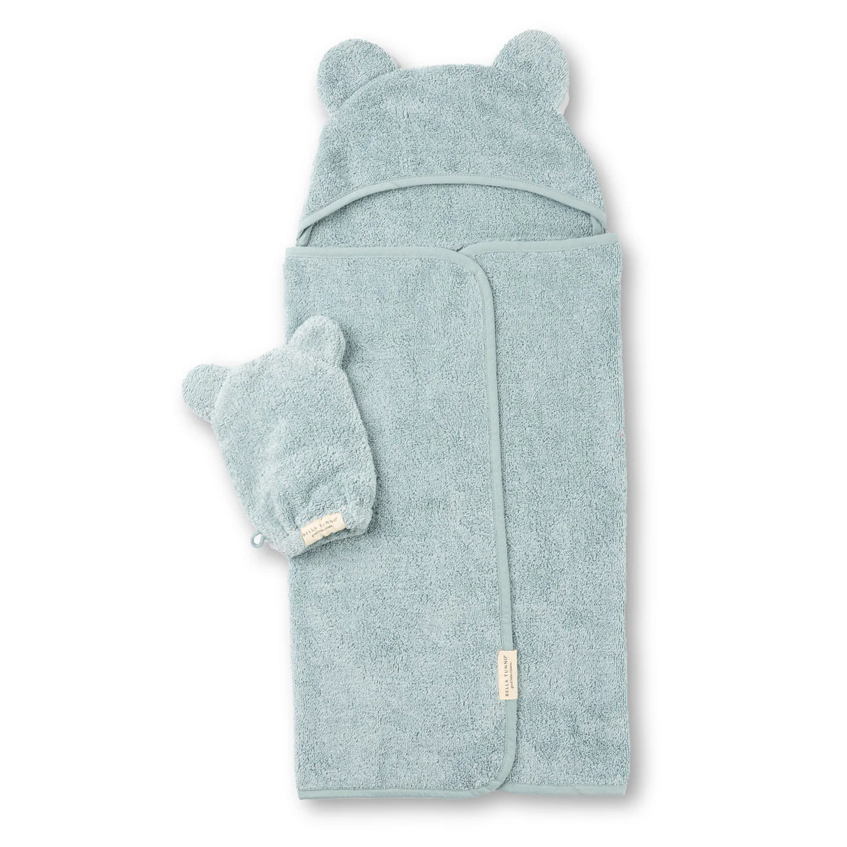 Hooded Towel Wash Mitt Fog