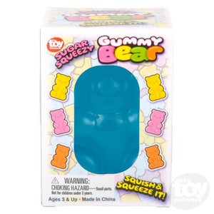 Jumbo Sugar Squeezy Yummy Bear Fidget Toy - Assorted Colors