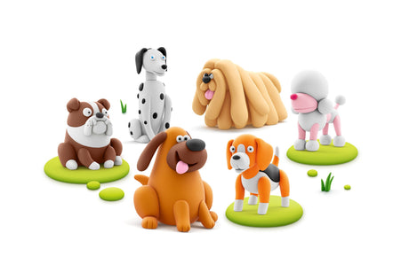 Hey Clay Dog Buddies – Sculpt & Display Clay Craft Kit