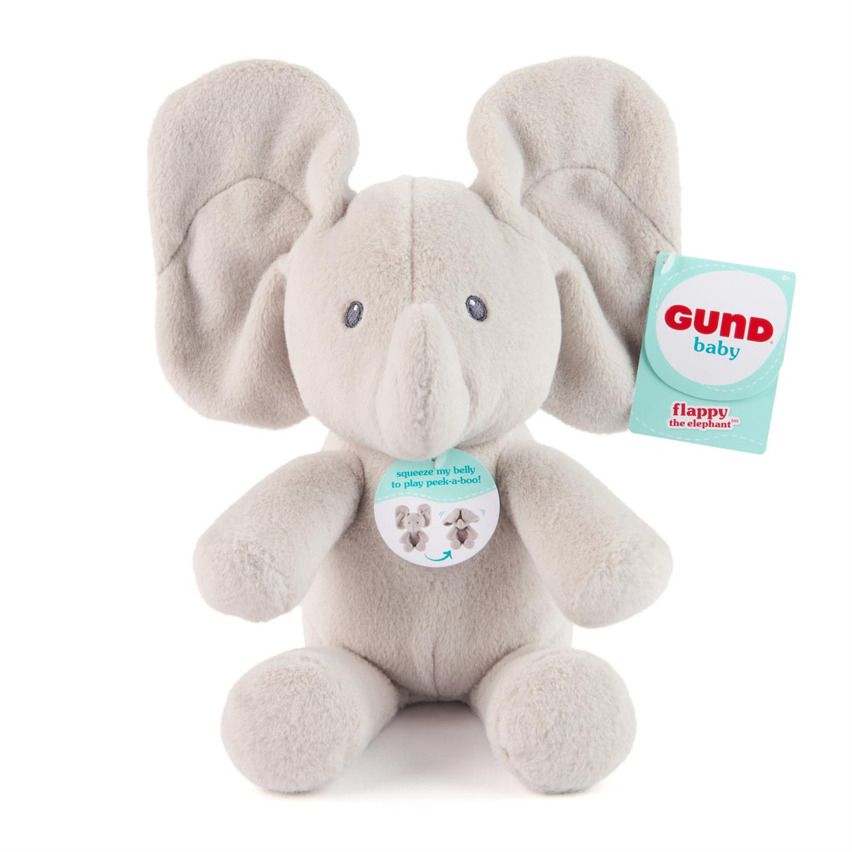 Flappy the Elephant 7" Plush | Soft Toy for Babies & Kids