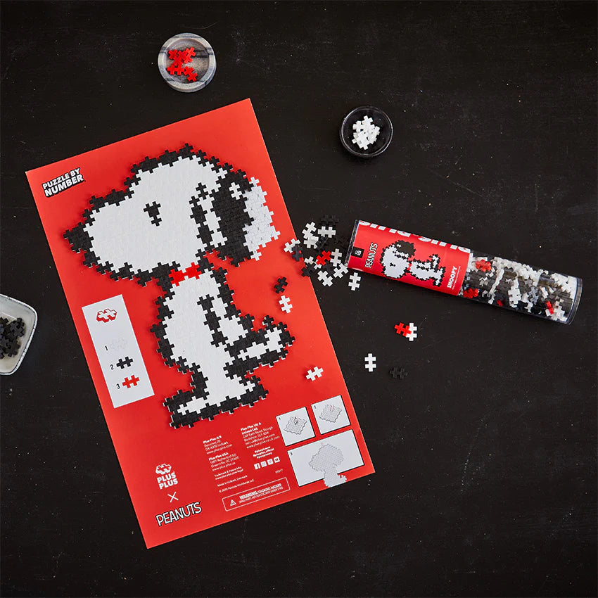 Plus-Plus 275pc Snoopy – Peanuts Puzzle By Number