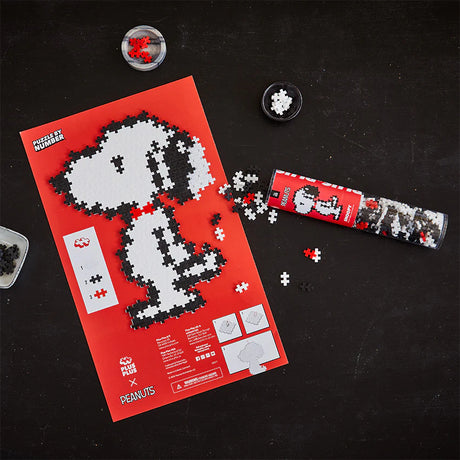 Plus-Plus 275pc Snoopy – Peanuts Puzzle By Number