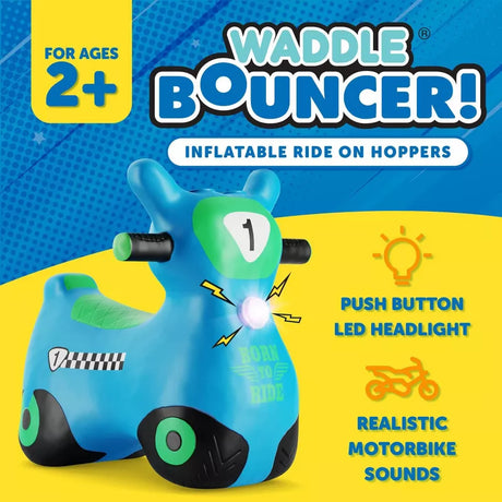 Waddle Blue Zoomer Bouncer