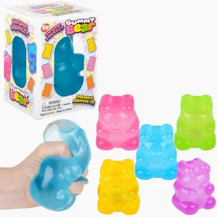 Jumbo Sugar Squeezy Yummy Bear Fidget Toy - Assorted Colors
