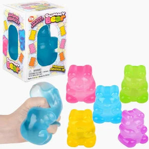 Jumbo Sugar Squeezy Yummy Bear Fidget Toy - Assorted Colors