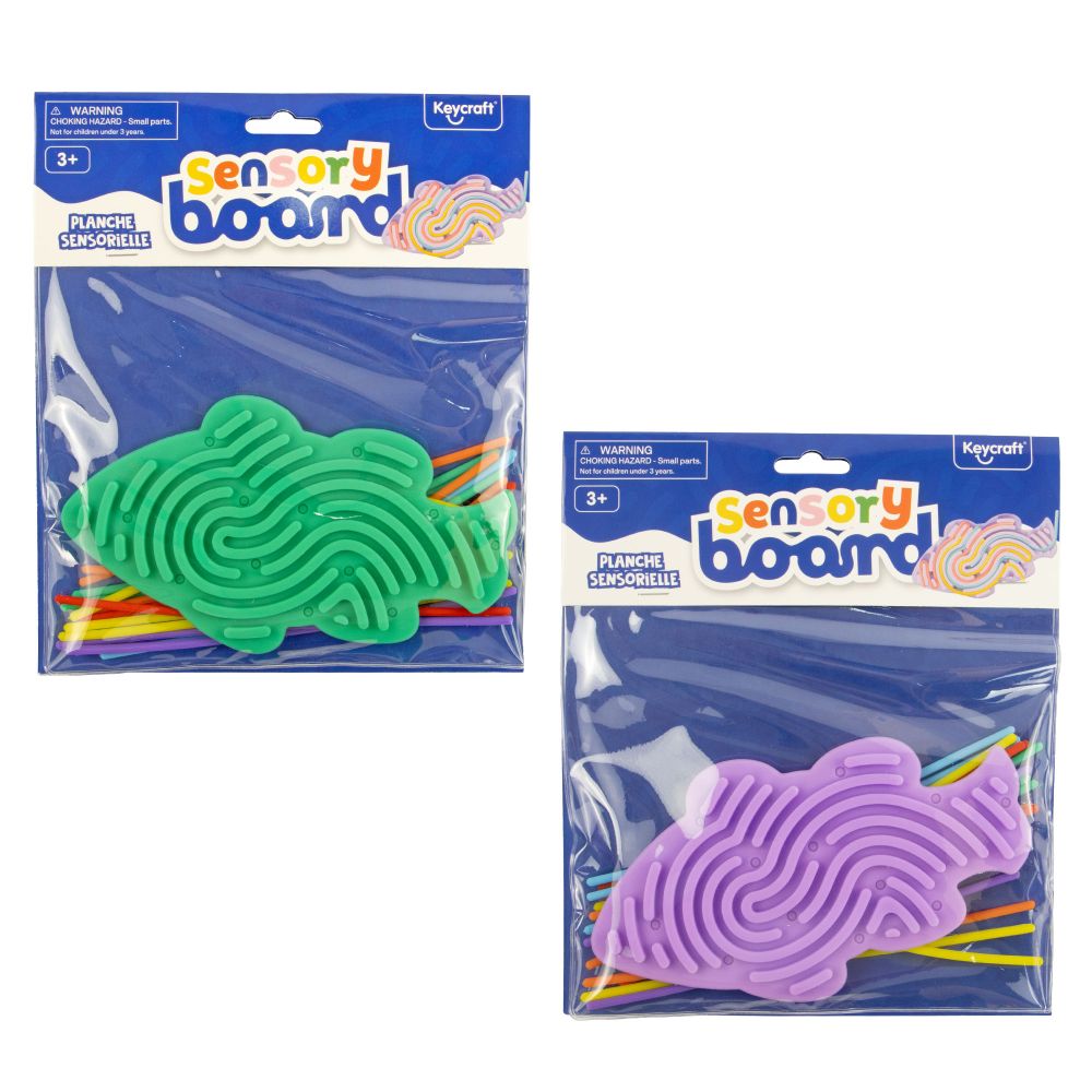 Fish Sensory Board Tactile Fidget Toy - Assorted Colors
